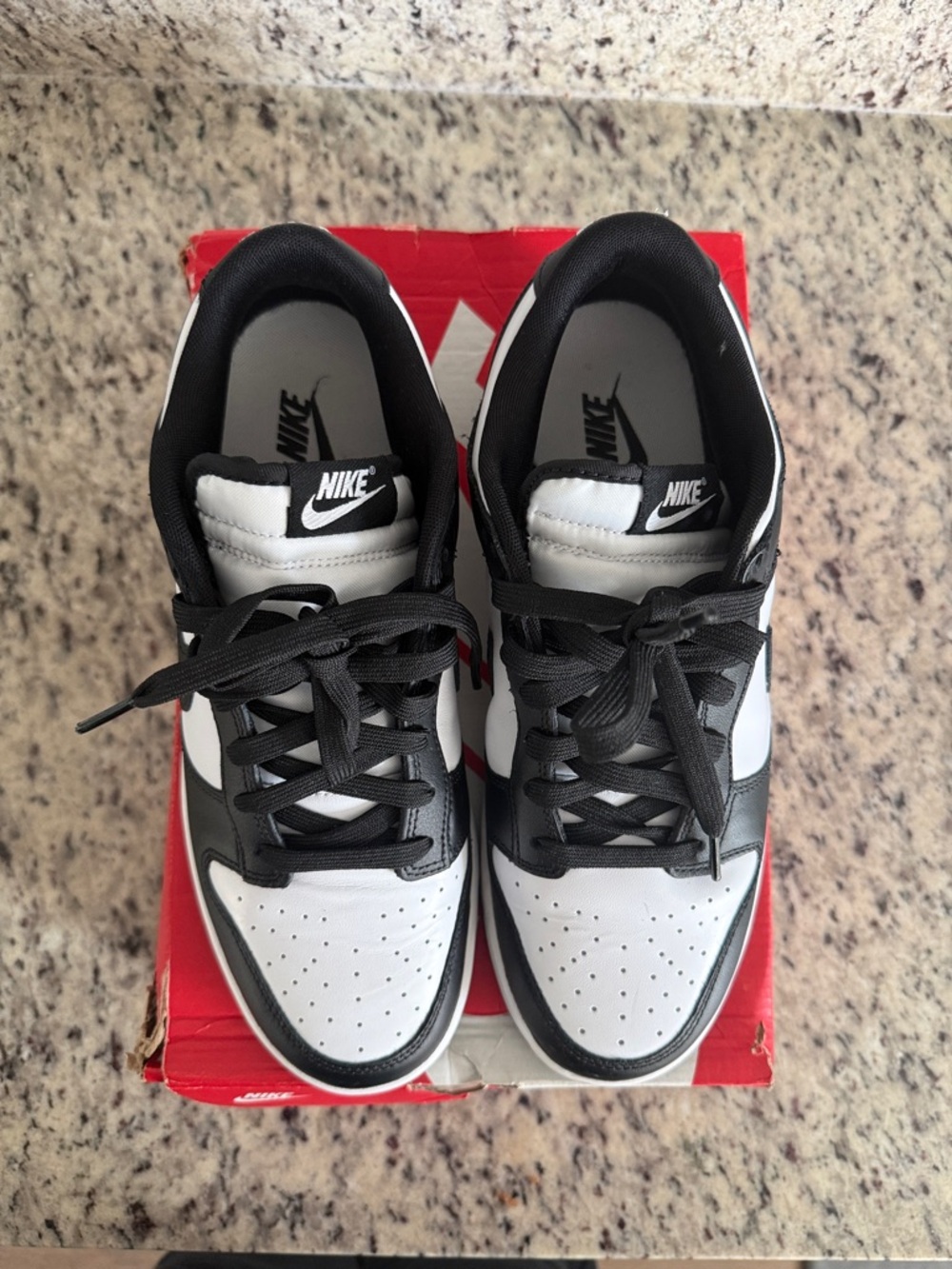 Nike Low-Top Sneakers in Black and White